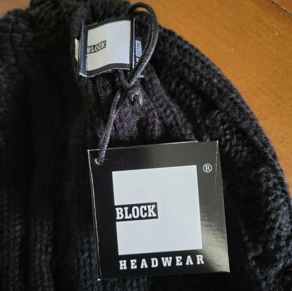 Slouchy  Beanie  Cable Knit Earflap Hat with Tassels Block Headwear - Picture 6 of 12